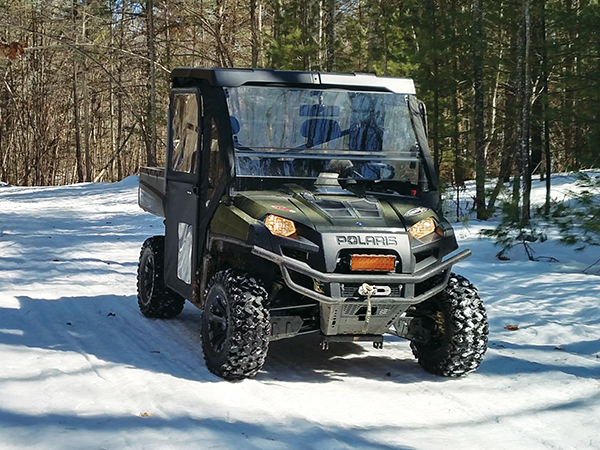 ORV’s on Snowmobile Trails create a Safety Hazard as well as damage to the trail.