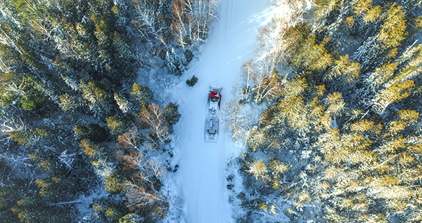 Portage Lake Lift Bridge,Keweenaw Snowmobile Club