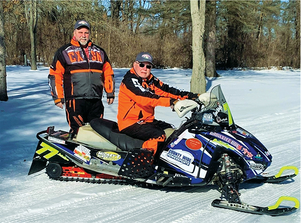 Vintage Snowmobile Michigan Speed Week,Thunderjet,Record