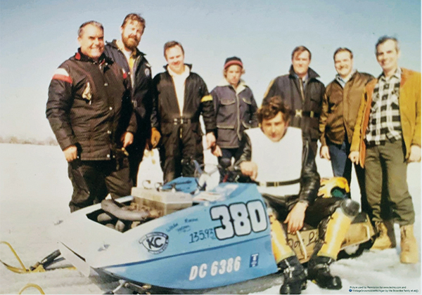 Vintage Snowmobile Michigan Speed Week,Thunderjet,Record